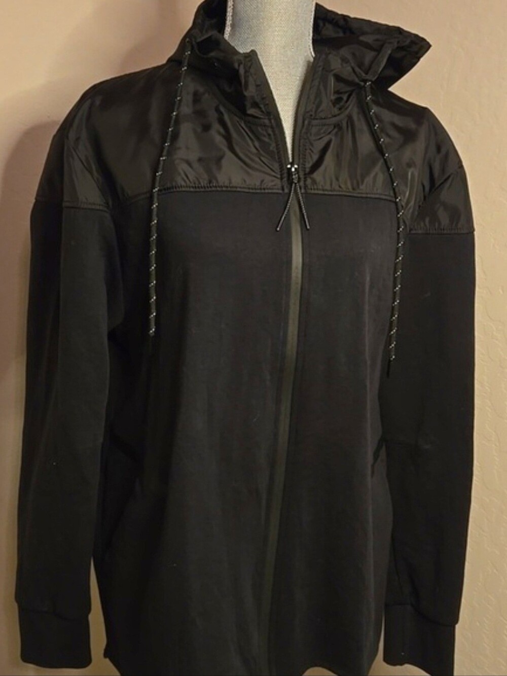 TEC-ACTIVE Full Zip Hooded Sweatshirt Jacket